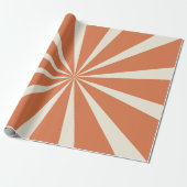 Pastel Stripes  Retro 90s Leuke Verjaardag Cadeaupapier (Uitgerold)
