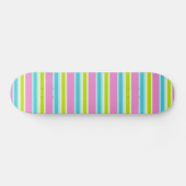Pastel Stripes skateboard (Horizontaal)