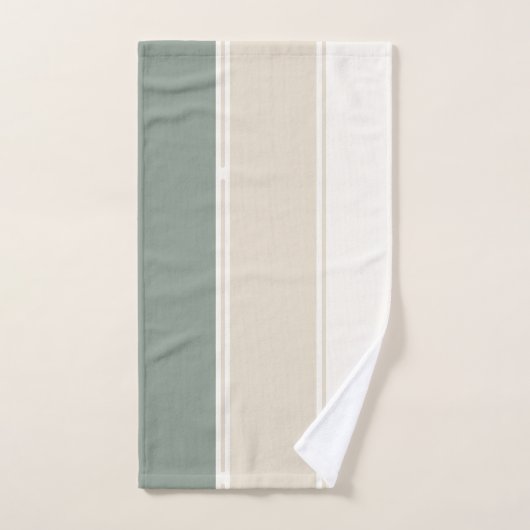 Pastel Stripes Variation 2 – Simple and Sleek Bad Handdoek (Handdoek)
