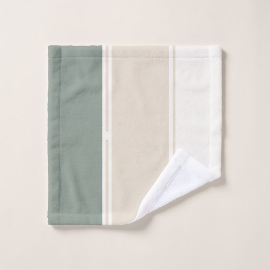 Pastel Stripes Variation 2 – Simple and Sleek Bad Handdoek (Wasdoekje)
