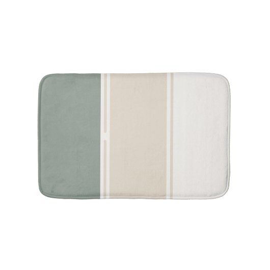 Pastel Stripes Variation 2 – Simple and Sleek Badmat (Voorkant)