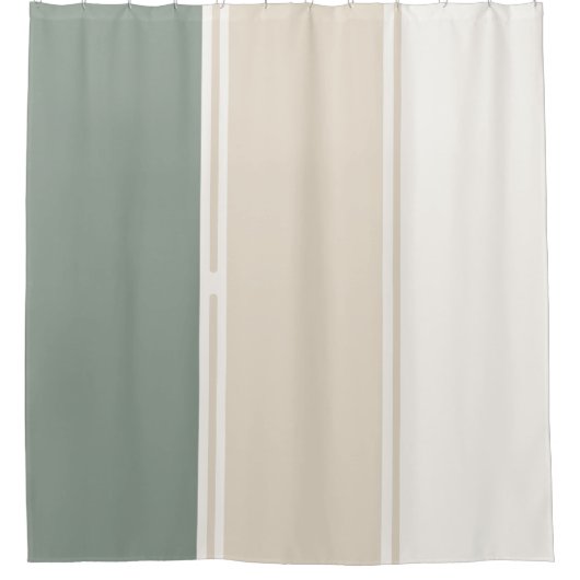 Pastel Stripes Variation 2 – Simple and Sleek Douchegordijn (Voorkant)