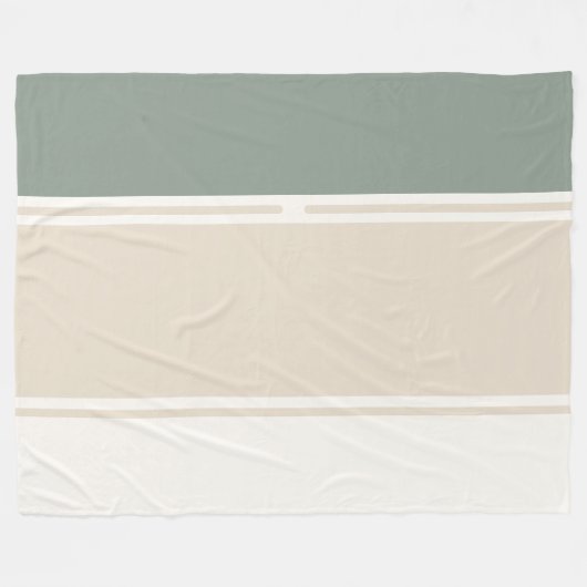 Pastel Stripes Variation 2 – Simple and Sleek Fleece Deken (Voorkant (Horizontaal))