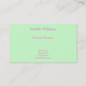 Pastel Stripes Visitekaartje (Achterkant)