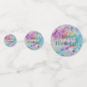 Pastel Stropdas Die Multicolor Confetti (Voorkanten)