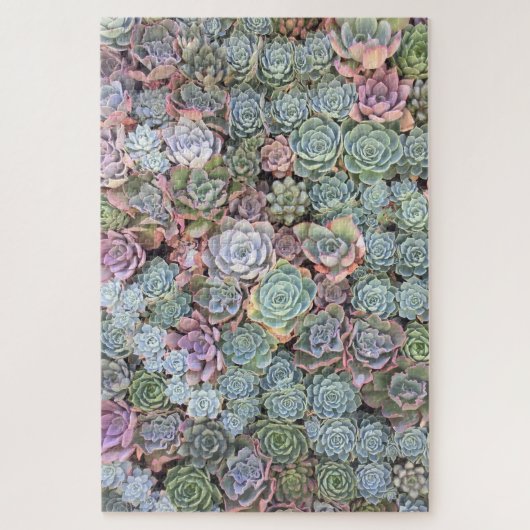 Pastel Succulent Garden Puzzle Legpuzzel (Verticaal)