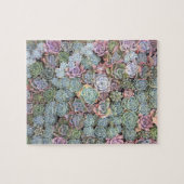 Pastel Succulent Garden Puzzle Legpuzzel (Horizontaal)