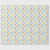 pastel sudoku cadeaupapier (Vlak)