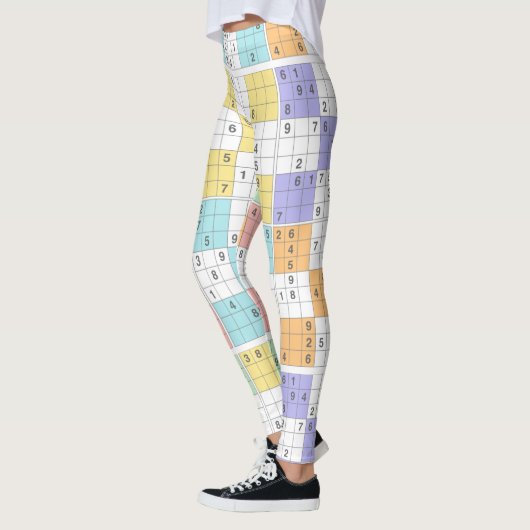 pastel sudoku - leggings (Links)