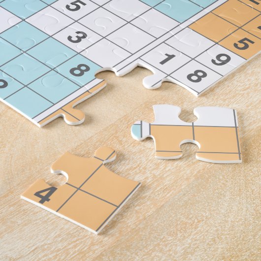 pastel sudoku legpuzzel (Zijkant)