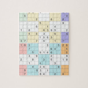 pastel sudoku legpuzzel