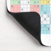 pastel sudoku muismat (Hoek)