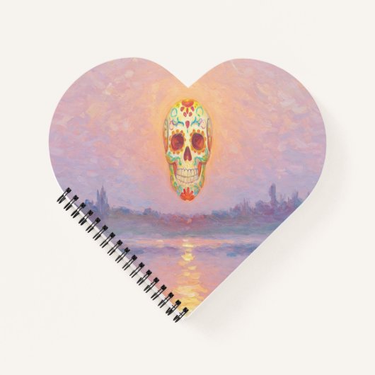 Pastel Sugar Skull-Notitieboek Notitieboek (Voorkant)