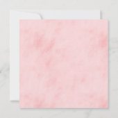 Pastel Summer Pink Yellow Florence Baby shower Kaart (Achterkant)