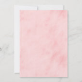 Pastel Summer Pink Yellow Florence Baby shower Kaart (Achterkant)