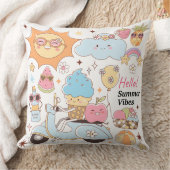 Pastel Summer Vibes Kussen (Deken)