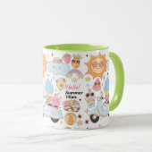 Pastel Summer Vibes Mok (Voorkant rechts)