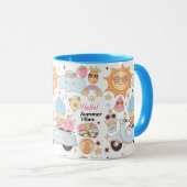 Pastel Summer Vibes Mok (Voorkant rechts)