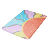 Pastel Sunrise Badmat (Gekanteld)
