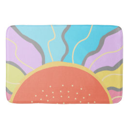 Pastel Sunrise Badmat
