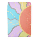 Pastel Sunrise Badmat (Voorkant Verticaal)