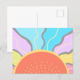 Pastel Sunrise Briefkaart