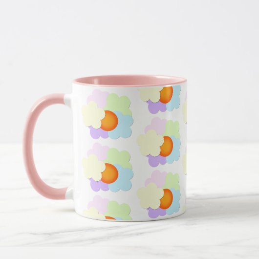 Pastel Sunrise Mok (Links)