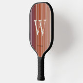 Pastel Sunrise Monogram Pickleball Paddle (Links)