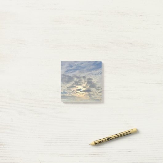 Pastel Sunrise Post-it® Notes (Op bureau)