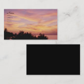 Pastel Sunrise Profielkaart Visitekaartje (Voorkant / Achterkant)