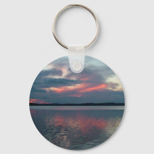 Pastel Sunset aangepaste sleutelketen Sleutelhanger