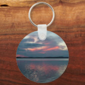 Pastel Sunset aangepaste sleutelketen Sleutelhanger (Voorkant)