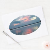 Pastel Sunset aangepaste stickers (Envelop)