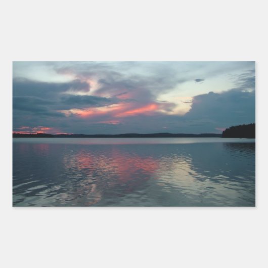 Pastel Sunset aangepaste stickers (Voorkant)