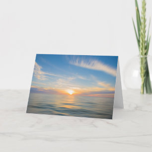 Pastel Sunset Blank Wenskaart Kaart