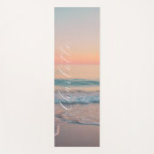 Pastel Sunset Custom  Yogamat (Voorkant)