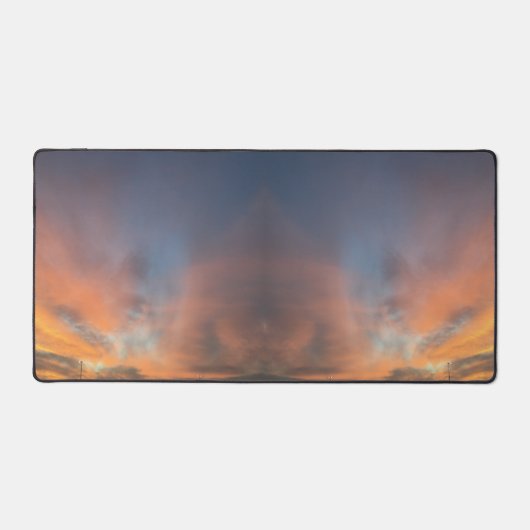 Pastel Sunset Desk Mat (Voorkant)