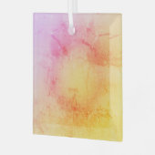 Pastel Sunset Glass Ornament (Voorkant links)