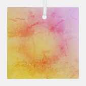 Pastel Sunset Glass Ornament (Achterkant)