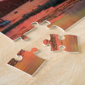 Pastel Sunset on water Legpuzzel (Zijkant)