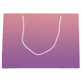 Pastel Sunset Pink Paars Ombre Gradient Groot Cadeauzakje (Voorkant)