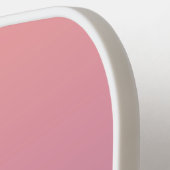 Pastel Sunset Pink Paars Ombre Gradient Pickleball Paddle (Links Detail)