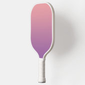 Pastel Sunset Pink Paars Ombre Gradient Pickleball Paddle (Links)