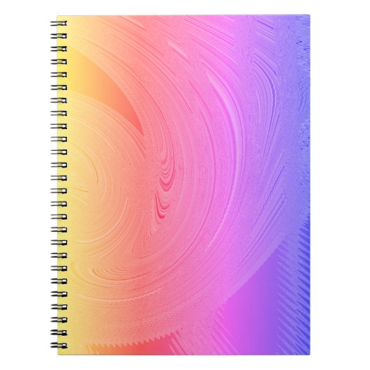 Pastel Sweep Spiral Notitieboek (Voorkant)