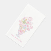 Pastel Sweet Holiday Treats Bougie Milkshake Servet (Hoek)