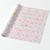 Pastel Sweet Holiday Treats Cadeaupapier (Uitgerold)