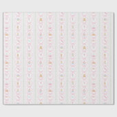 Pastel Sweet Holiday Treats Cadeaupapier (Vlak)