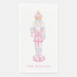 Pastel Sweet Holiday Treats Monogram Crest  Servet