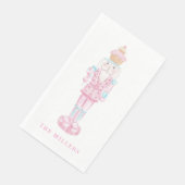 Pastel Sweet Holiday Treats Monogram Crest Servet (Hoek)