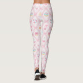 Pastel Sweet Holiday Treats with Bows Leggings (Achterkant)